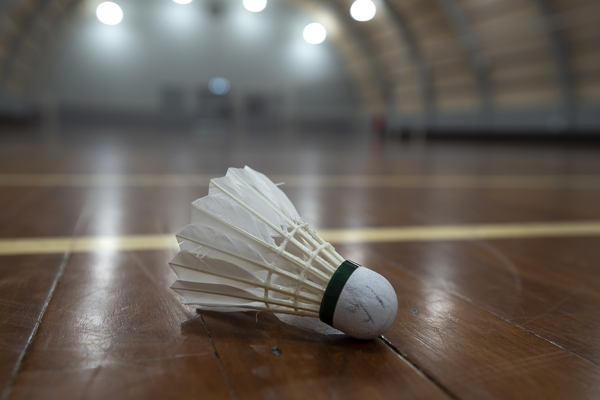 Hallen bruges ikke kun af byens badmintonklub, men også skoler, foreninger og andre borgere. Foto: Erik Graversen