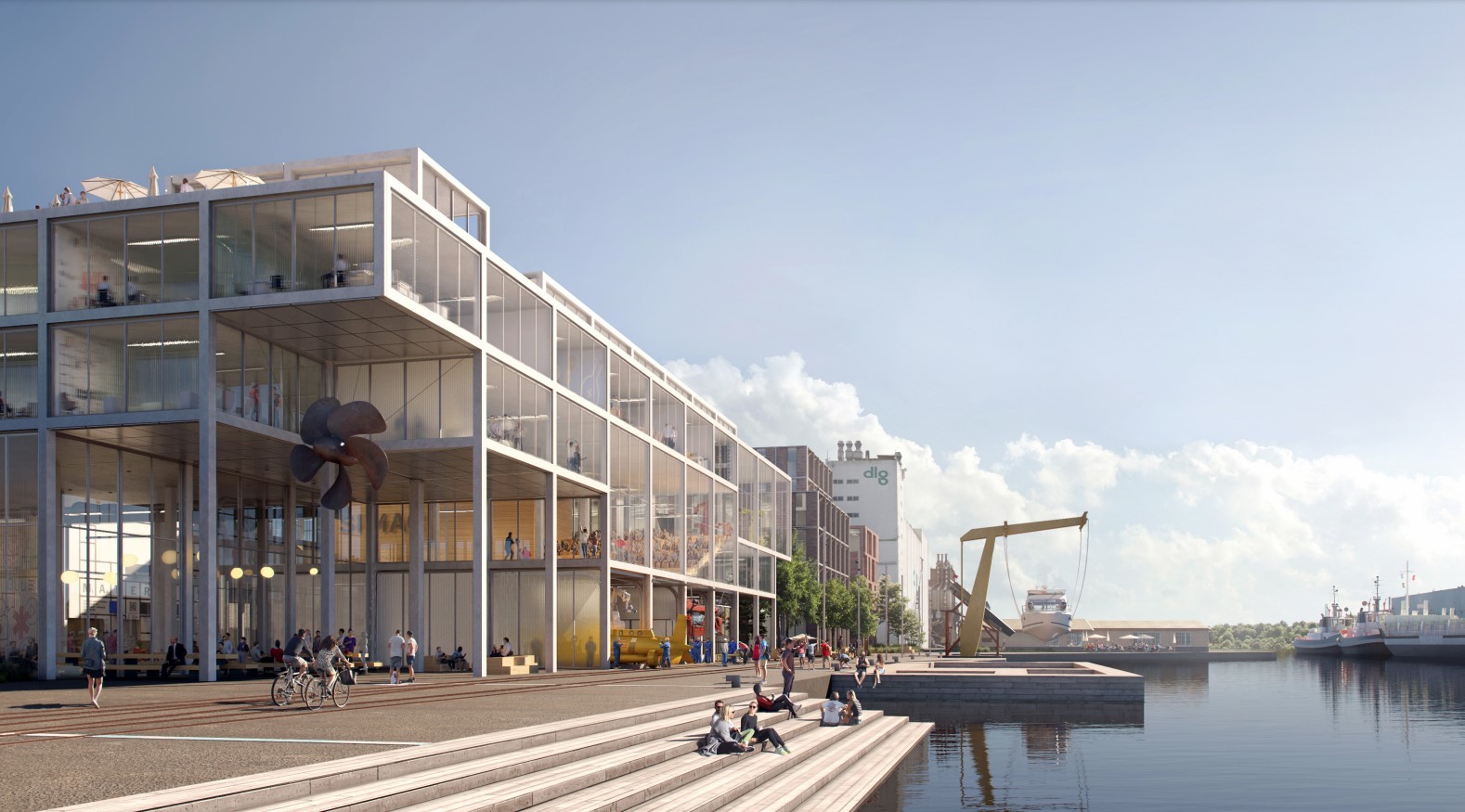 Visualisering: C.F. Møller Architects og EFFEKT