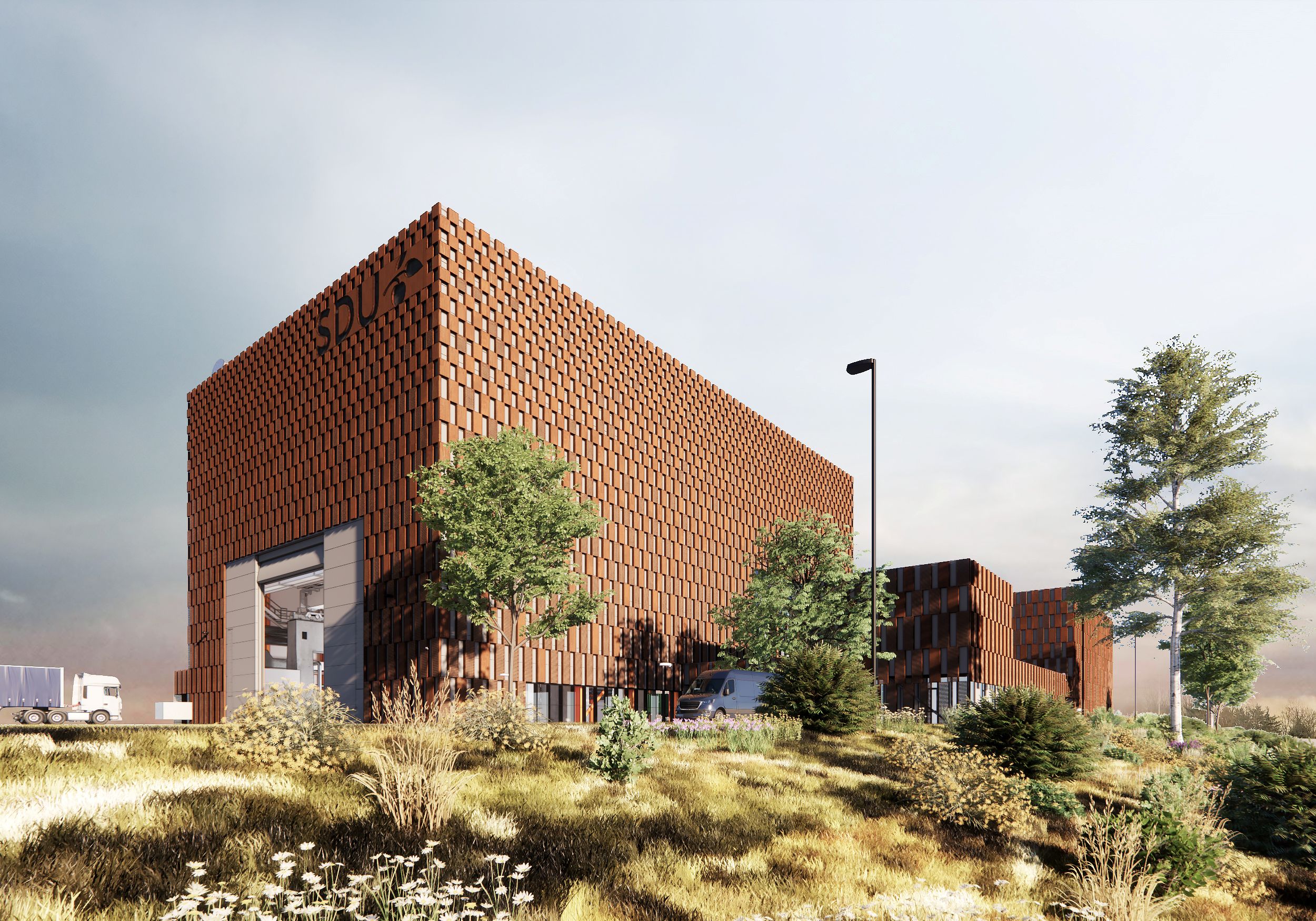 Center for Large Structure Production (SDU) Visualisering: Christensen & Co